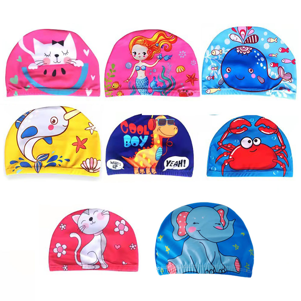 Aquatic Sports Cap - New Cute Cartoon Children Swimming Cap