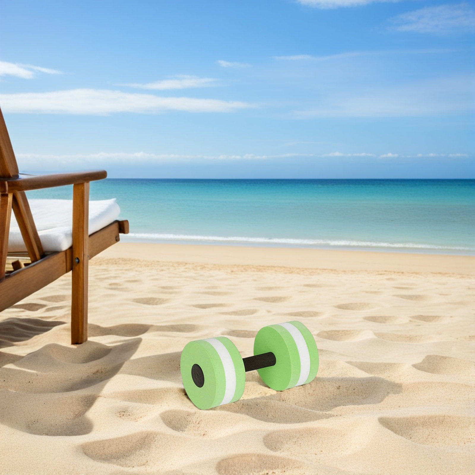 2Pcs Eva Foam Water Barbells A - огляд і ціна Aquatic Aerobics