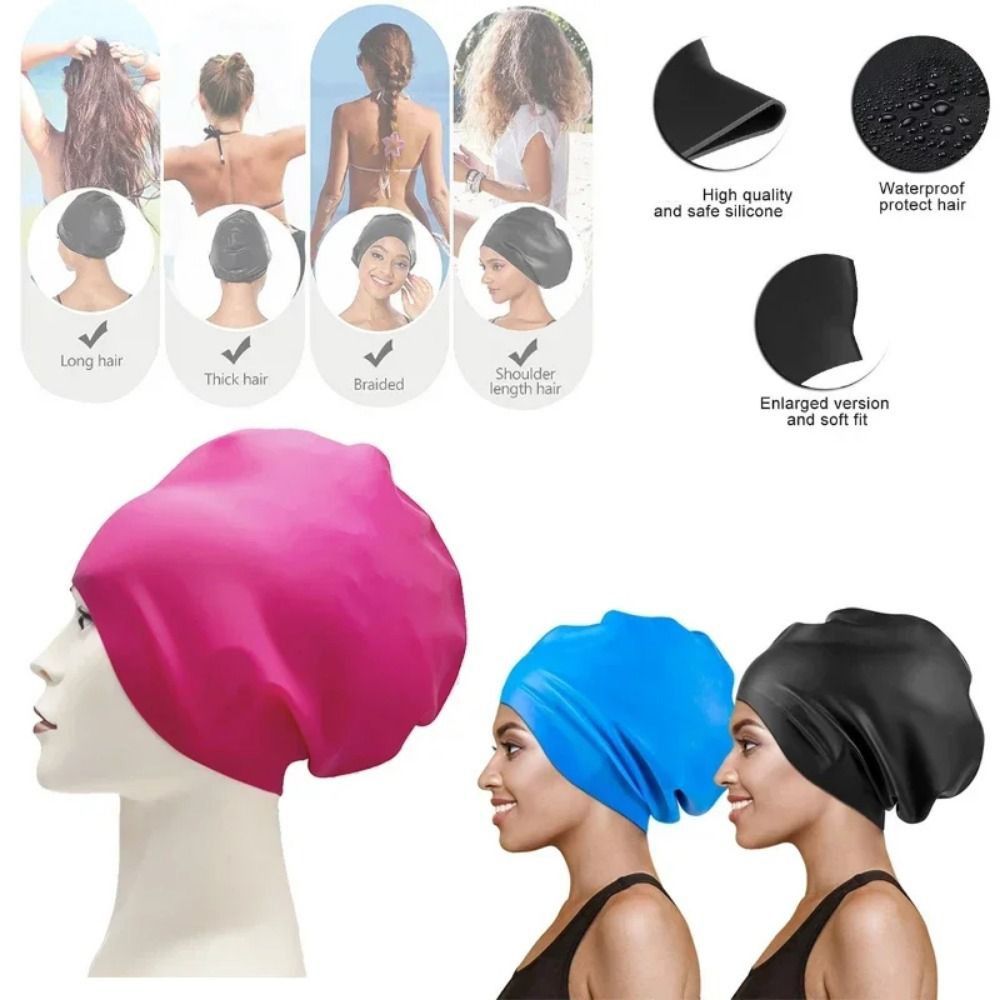 Elastic Silicone Swim Headgear - огляд і ціна Aquatic Sports Cap