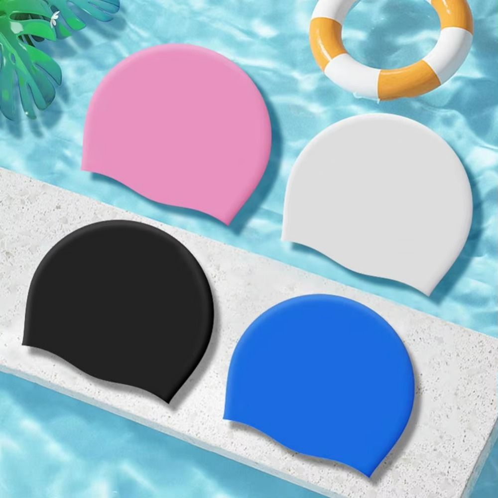 Elastic Silicone Swim Headgear - огляд і ціна Aquatic Sports Cap